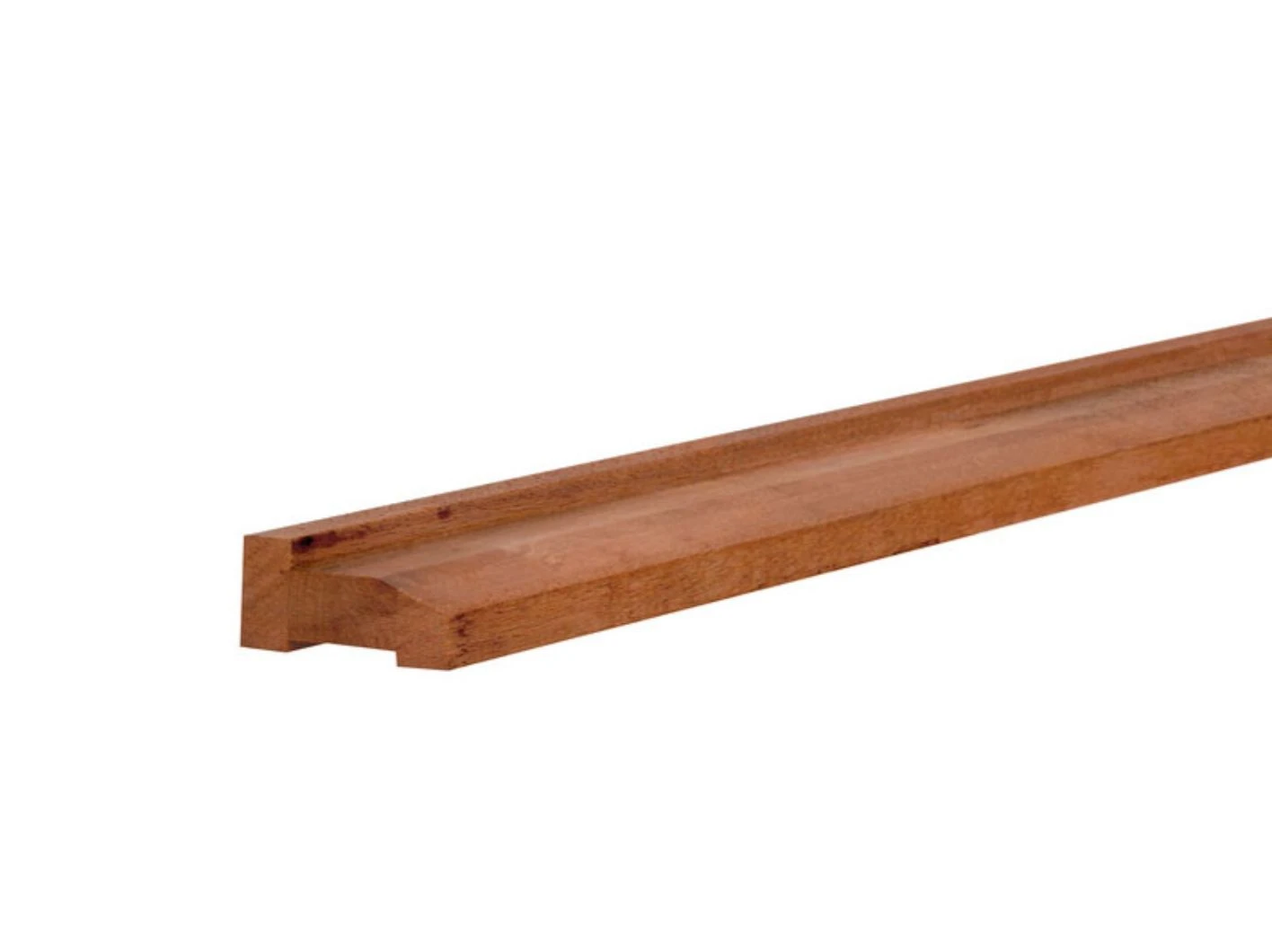 Hardhout Funderingsbalk, 6 stuks - Lengte 300 cm - Afbeelding 1